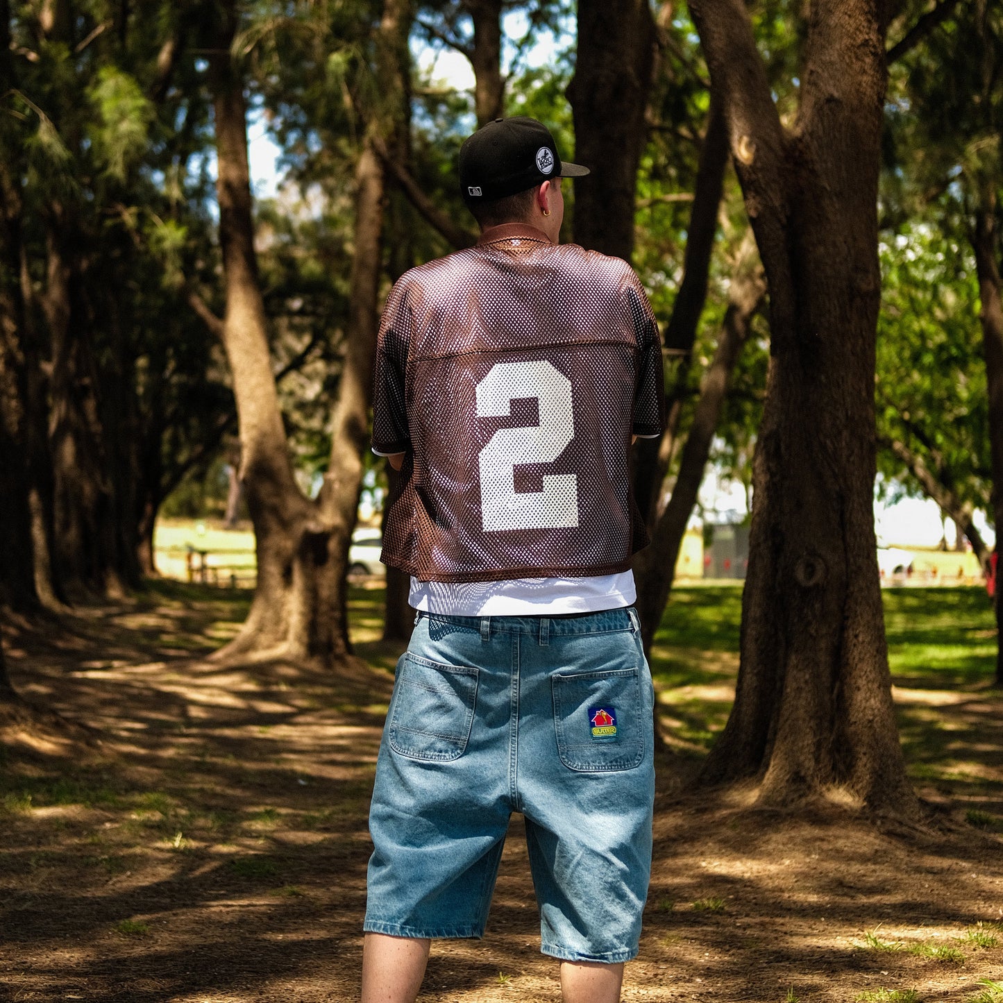 See-Through Mesh Jersey